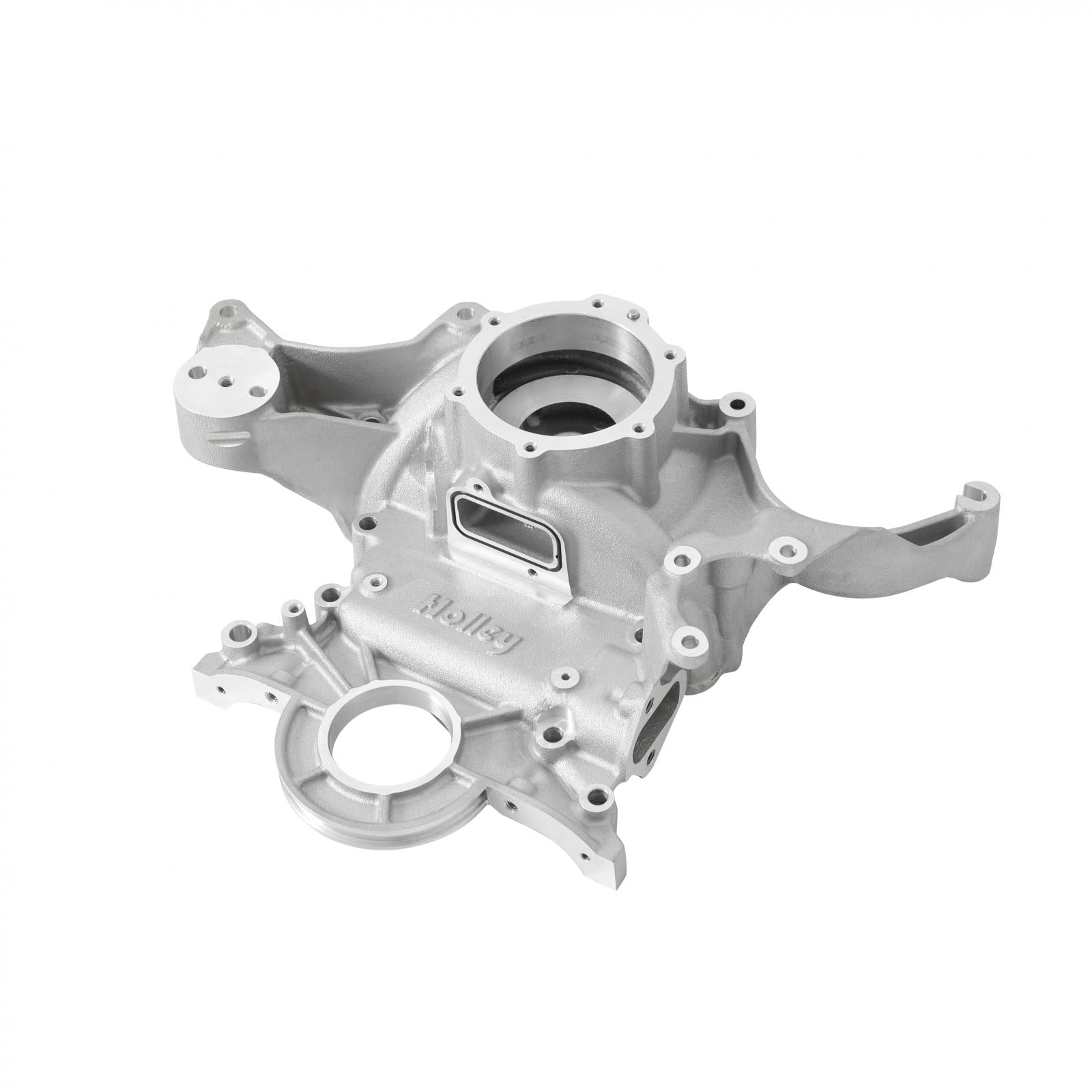 Small Block Ford Mid Mount Complete Accessory System Small Block Ford Mid Mount Complete Accessory Drive Natural Finish Holley-2