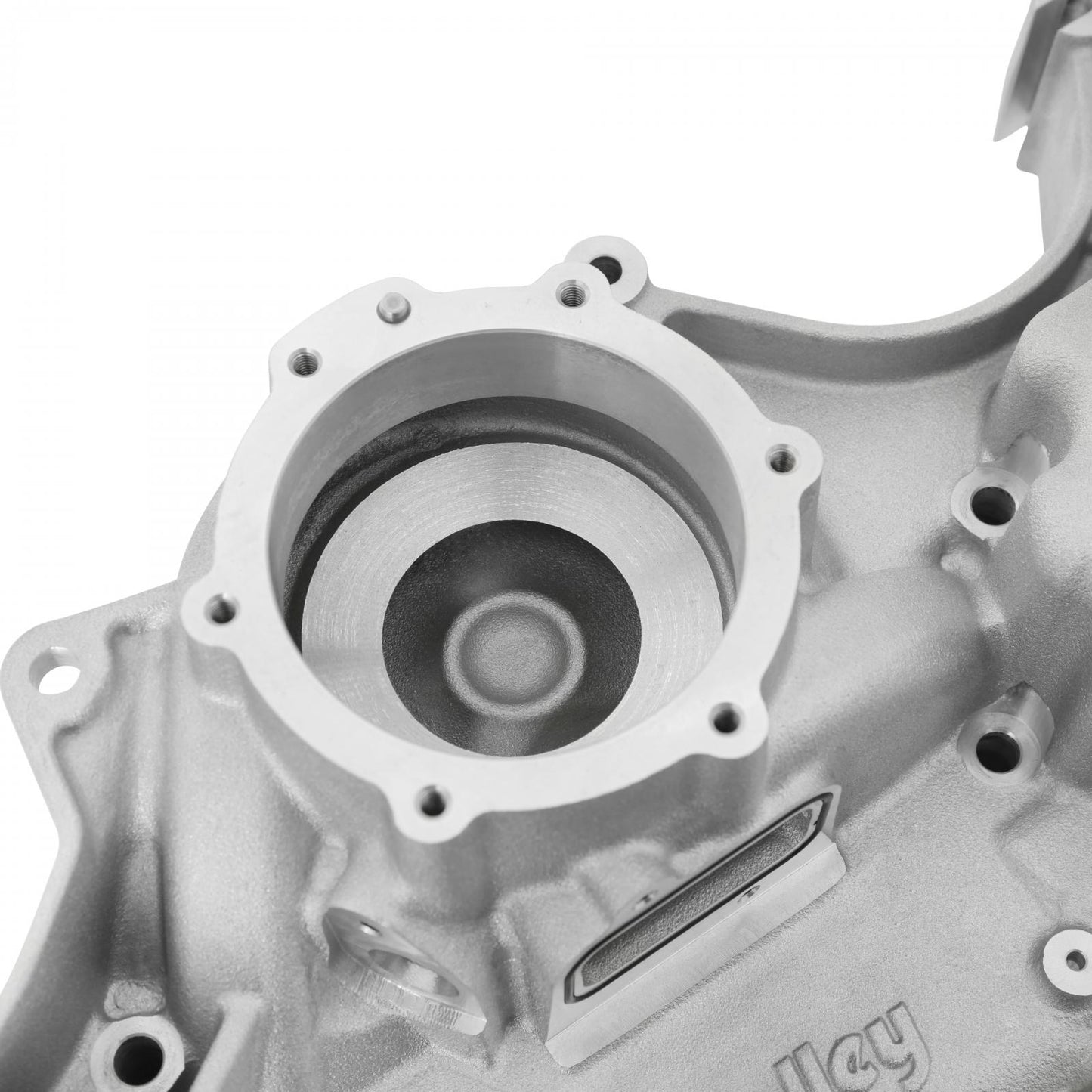 Small Block Ford Mid Mount Complete Accessory System Small Block Ford Mid Mount Complete Accessory Drive Natural Finish Holley-5