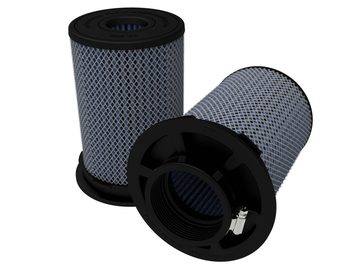 Momentum Intake Replacement Air Filter w/ Pro 5R Media (Pair) 3 Inch F x 5-1/2 Inch B x 5-1/4 Inch T (Inverted) x 8 Inch H aFe Power