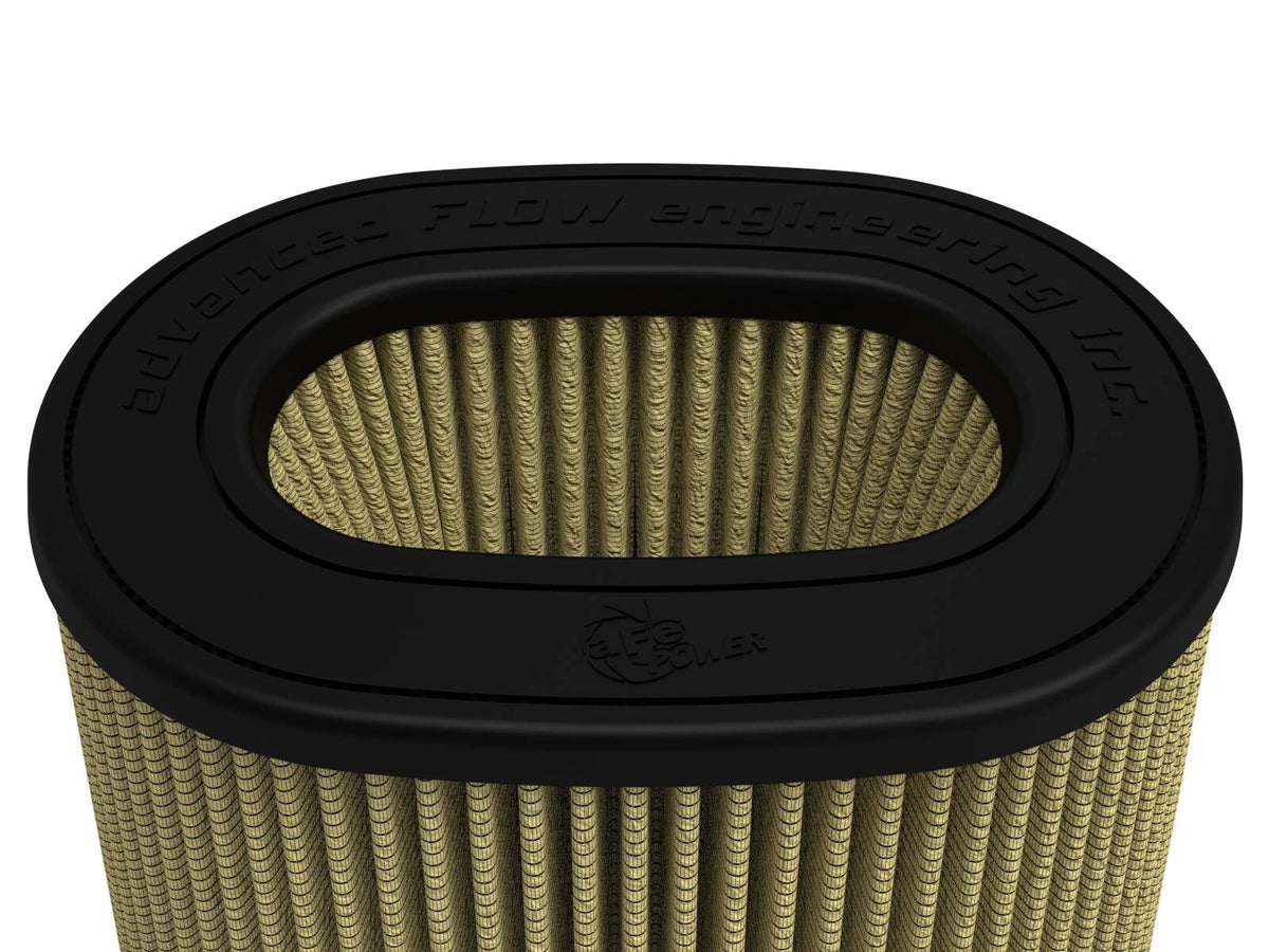 Momentum Intake Replacement Air Filter w/ Pro Guard 7 Media (6 x 4) Inch F x (8-1/2 x 6-1/2) Inch B x (7-1/4 x 5) Inch T (Inverted) x 7-1/4 Inch H aFe Power-3