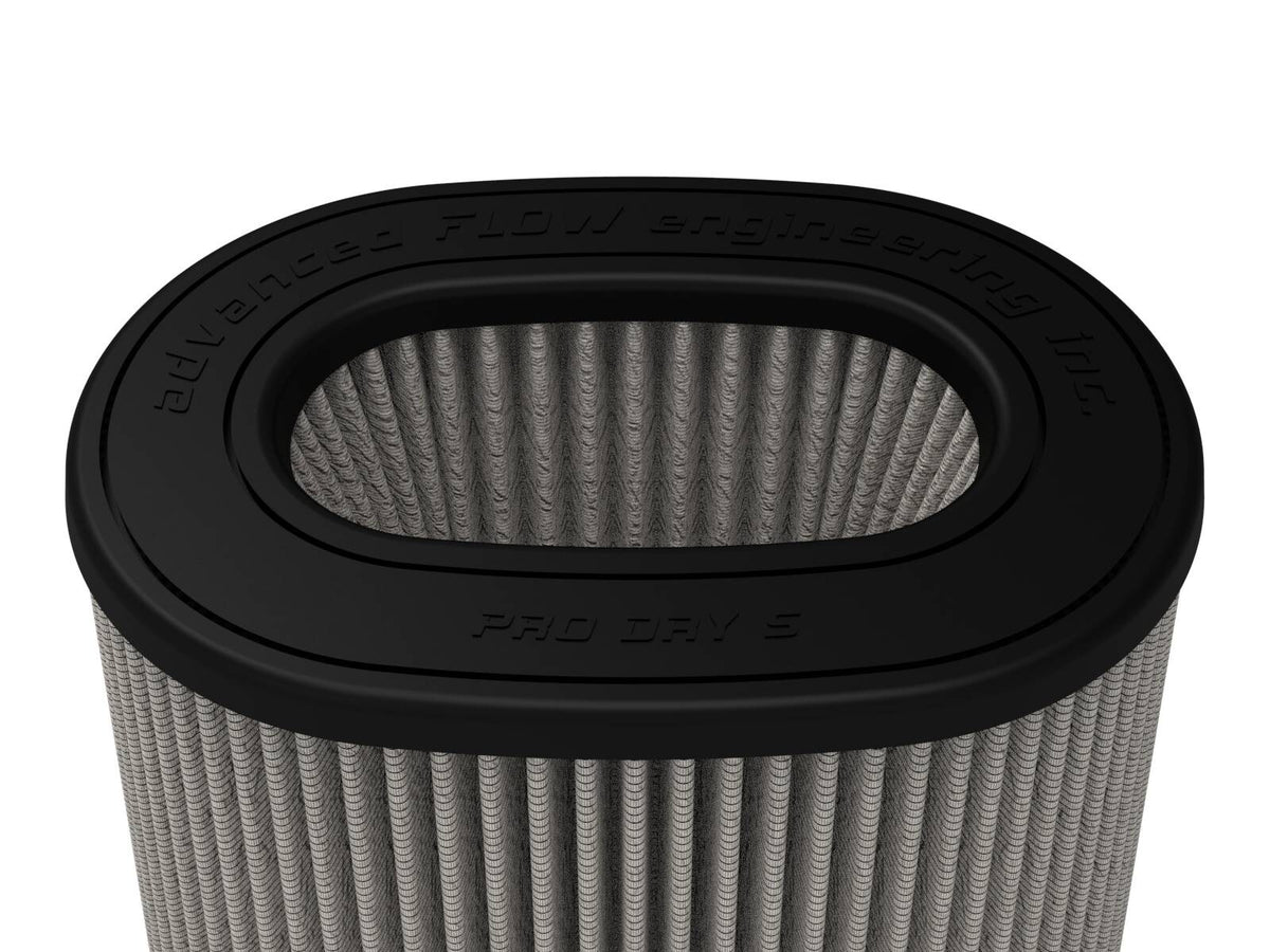 Momentum Intake Replacement Air Filter w/ Pro Dry S Media (6-3/4 x 4-3/4) Inch F x (8-1/2 x 6-1/2) Inch B x (7-1/4 x 5) Inch T (Inverted) x 7-1/4 Inch H aFe Power-3
