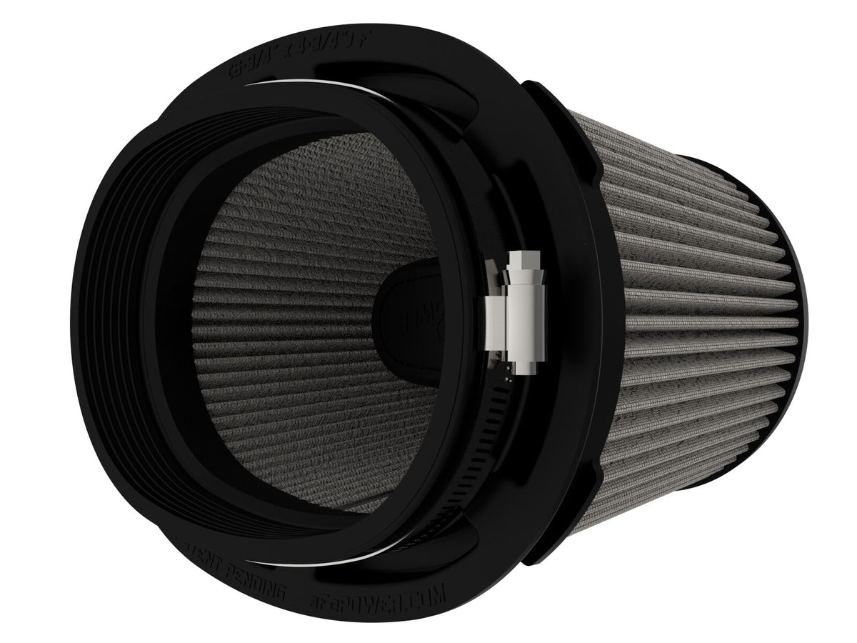 Momentum Intake Replacement Air Filter w/ Pro Dry S Media (6-3/4 x 4-3/4) Inch F x (8-1/4 x 6-1/4) Inch B x (7-1/4 x 5) Inch T (Inverted) x 6 Inch H aFe Power-1