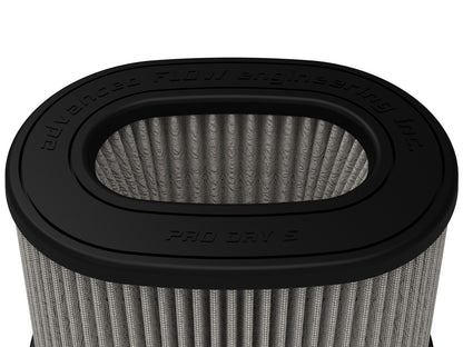 Momentum Intake Replacement Air Filter w/ Pro Dry S Media (6-3/4 x 4-3/4) Inch F x (8-1/4 x 6-1/4) Inch B x (7-1/4 x 5) Inch T (Inverted) x 6 Inch H aFe Power-3
