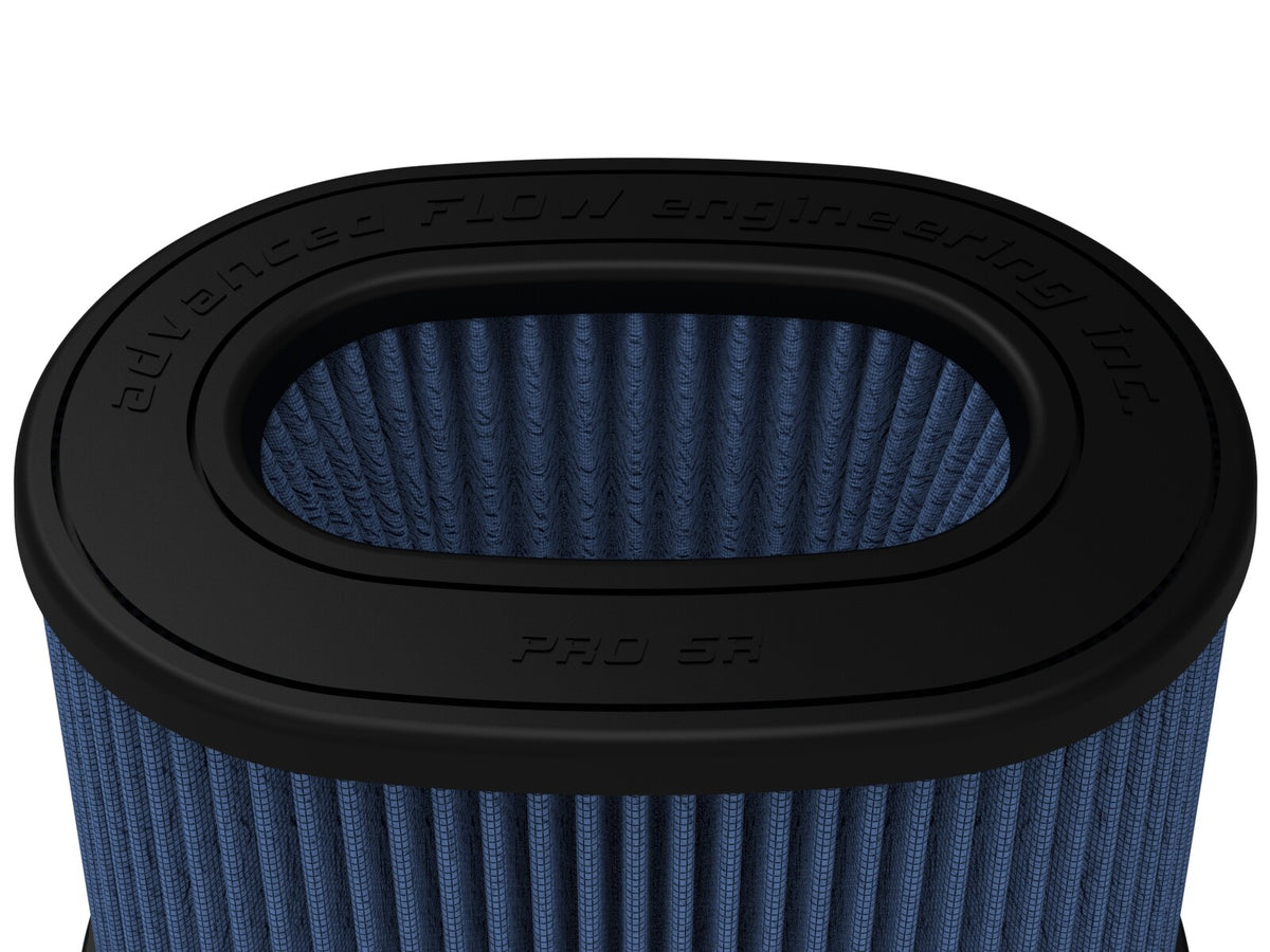 Momentum Intake Replacement Air Filter w/ Pro 5R Media (6-3/4 x 4-3/4) Inch F x (8-1/4 x 6-1/4) Inch B x (7-1/4 x 5) Inch T (Inverted) x 6 Inch H aFe Power-3