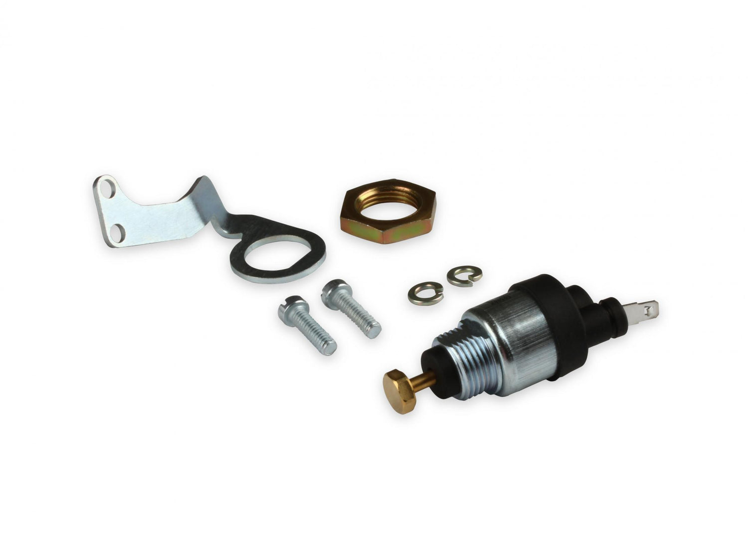Street Warrior Fast Idle Solenoid and Bracket This Throttle Solenoid and Bracket Kit Is Designed for Use on the Street Warrior Carburetors Holley