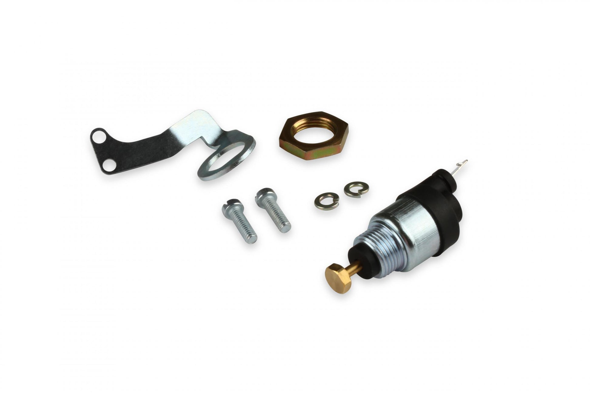 Street Warrior Fast Idle Solenoid and Bracket This Throttle Solenoid and Bracket Kit Is Designed for Use on the Street Warrior Carburetors Holley-1