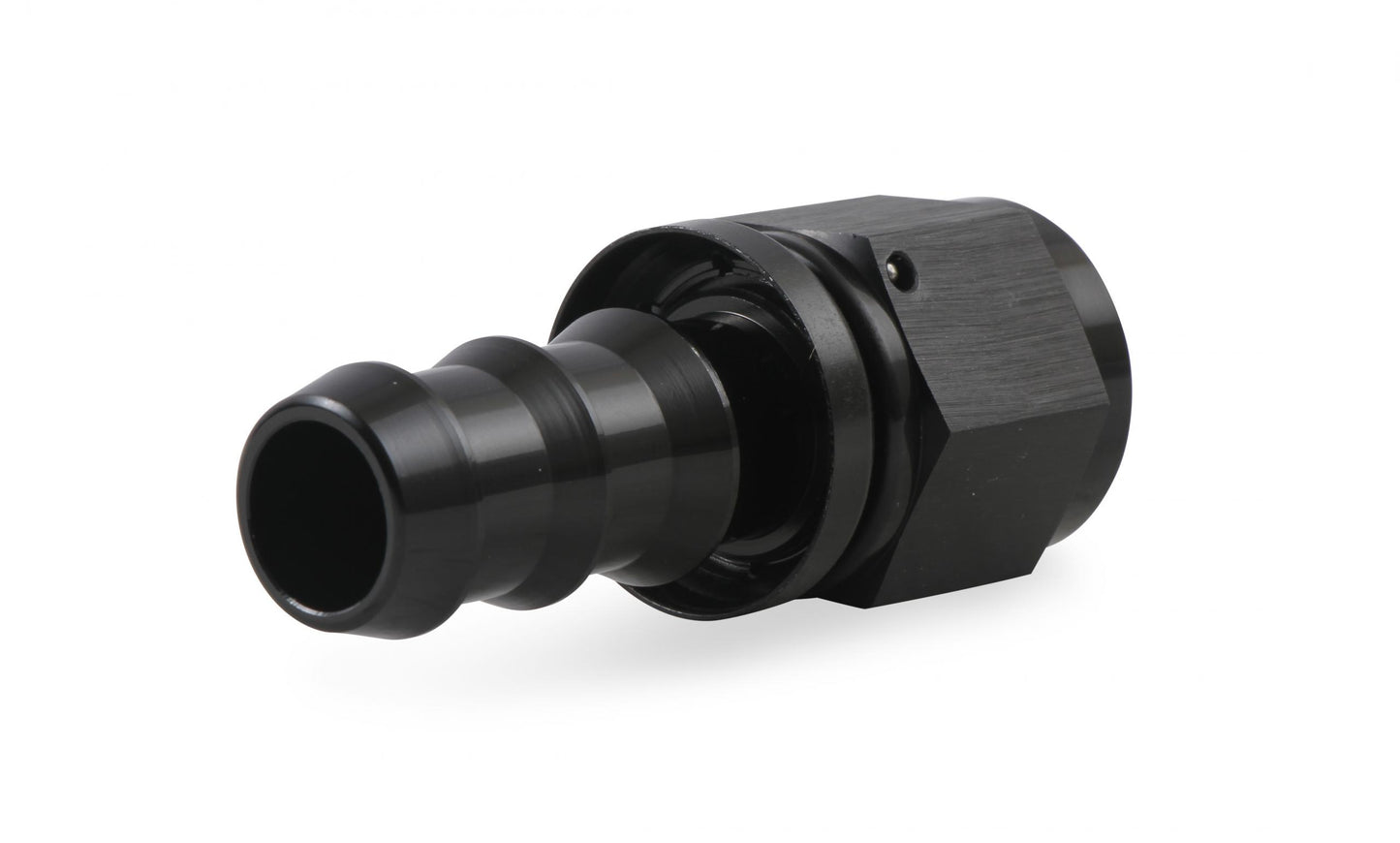 Straight Push-On Hose Ends -10 AN Black Satin Anodized Finish Mr Gasket-5