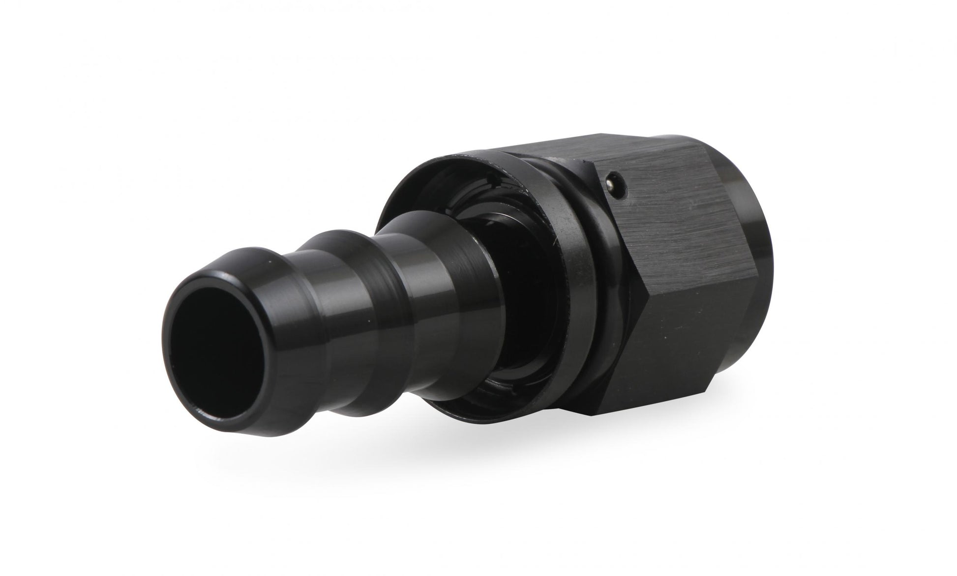 Straight Push-On Hose Ends -10 AN Black Satin Anodized Finish Mr Gasket-5
