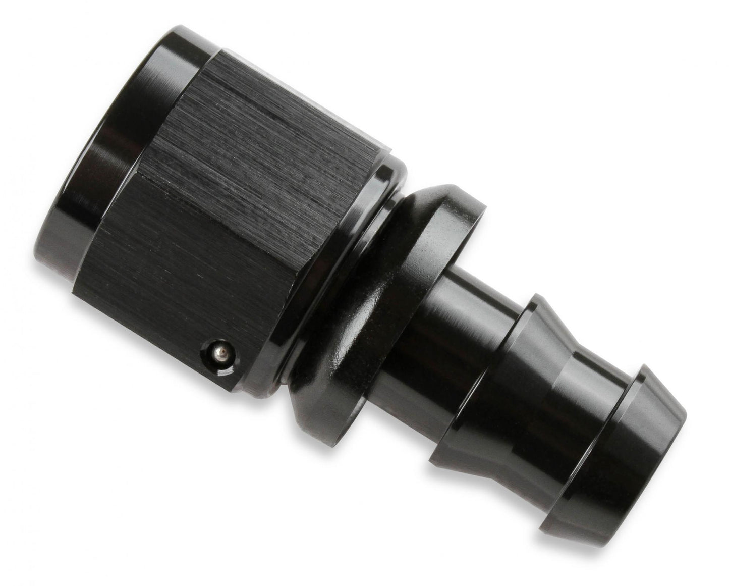 Straight Push-On Hose Ends -10 AN Black Satin Anodized Finish Mr Gasket-7