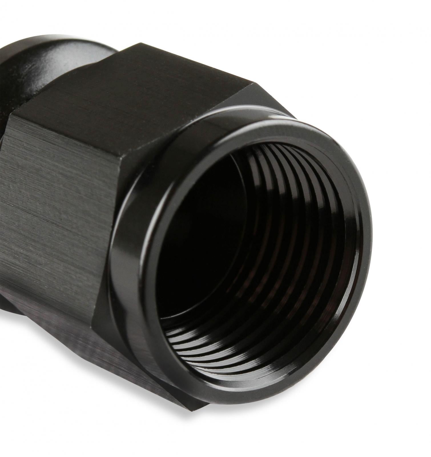 Straight Push-On Hose Ends -10 AN Black Satin Anodized Finish Mr Gasket-9