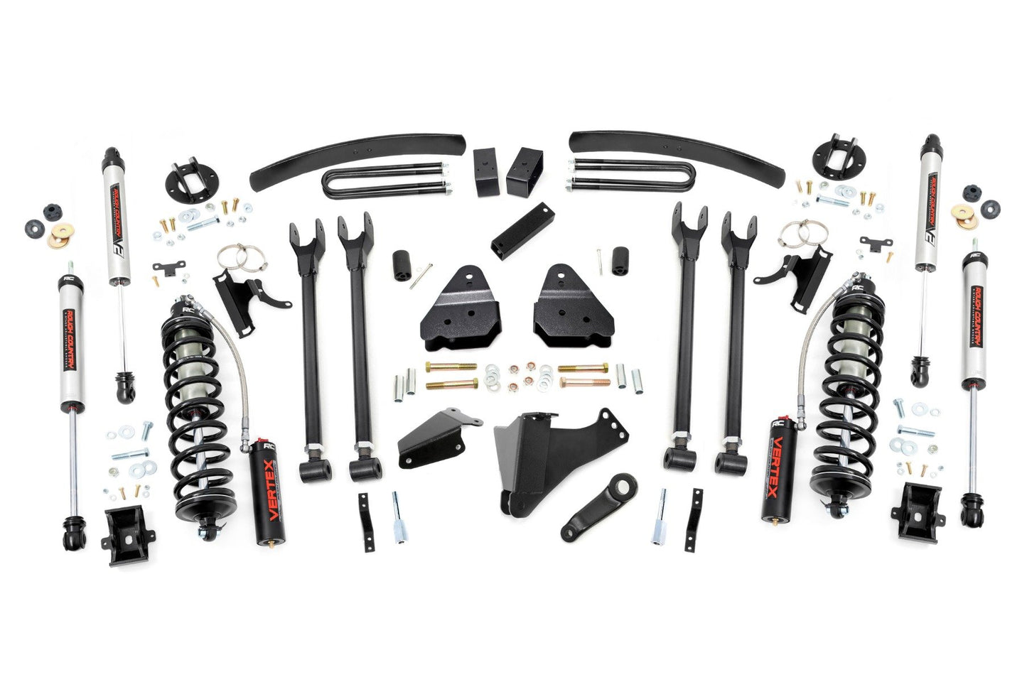 6 Inch Lift Kit  |  Diesel  |  4 Link  |  OVLDS  |  C/O V2 | Ford F-250/F-350 Super Duty (05-07) Rough Country