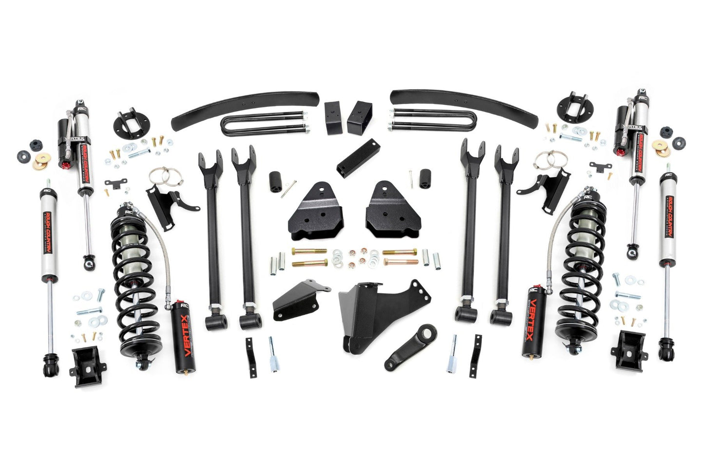 6 Inch Lift Kit  |  Diesel  |  4 Link  |  C/O Vertex | Ford F-250/F-350 Super Duty (05-07) Rough Country