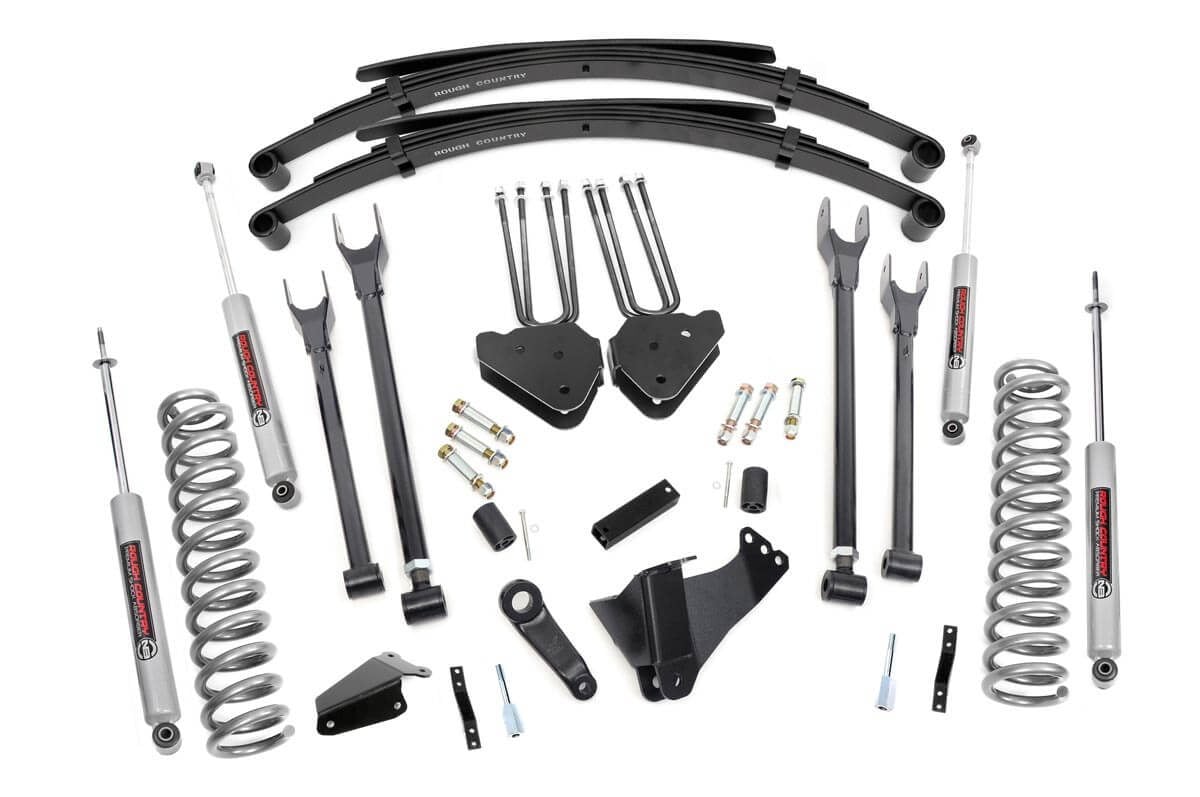 6 Inch Lift Kit | Diesel | 4 Link | RR Spring | Ford F-250/F-350 Super Duty (05-07) Rough Country
