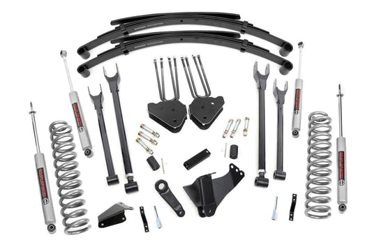 6 Inch Lift Kit | Gas | 4 Link | RR Spring | Ford F-250/F-350 Super Duty (05-07) Rough Country