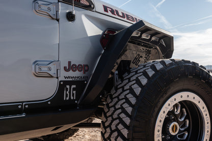 2018-2025 Jeep Wrangler JL Fender System Narrow Version Front and Rear Liners and Fender Flares Bodyguard Bumpers-5