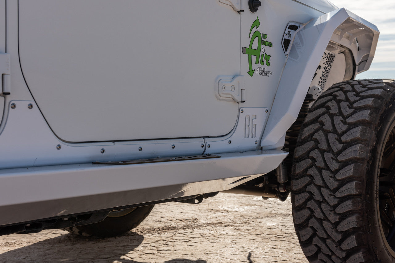 2018-2025 Jeep Wrangler JL Fender System Narrow Version Front and Rear Liners and Fender Flares Bodyguard Bumpers-7