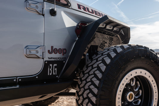 2018-2025 Jeep Wrangler JL Fender System Narrow Version Front and Rear Liners and Fender Flares Bodyguard Bumpers-1