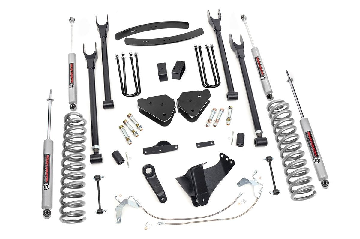 6 Inch Lift Kit | Diesel | 4 Link | Ford F-250/F-350 Super Duty 4WD (08-10) Rough Country