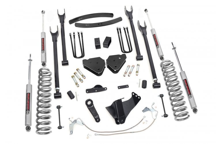 6 Inch Lift Kit | Gas | 4 Link | Ford F-250/F-350 Super Duty 4WD (2008-2010) Rough Country