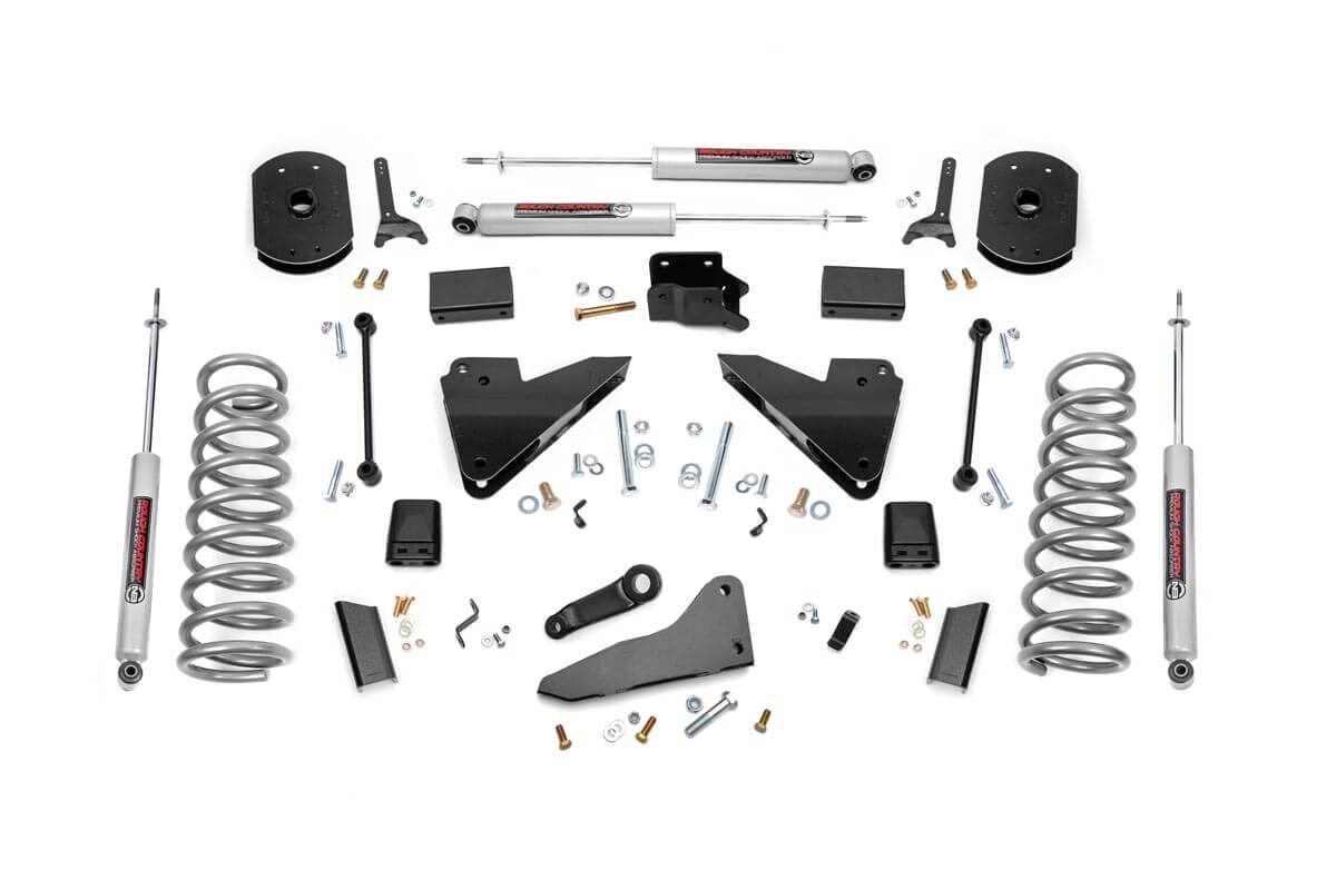 5 Inch Lift Kit | FR Gas Coil | Radius Arm Drop | Ram 2500 4WD (2014-2018) Rough Country