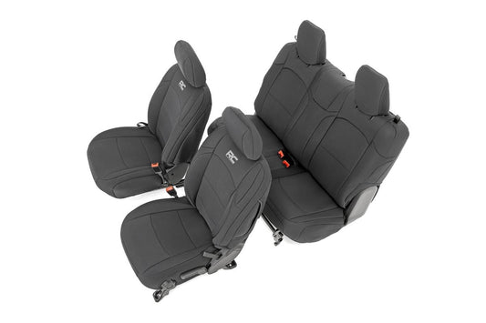 Seat Covers | Front and Rear | Jeep Wrangler JL 4WD (2018-2024) Rough Country