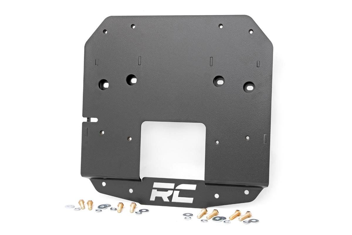 Tire Carrier Relocation Plate | No Prox | Jeep Wrangler JL (18-24)/Wrangler Unlimited (18-24)  Rough Country
