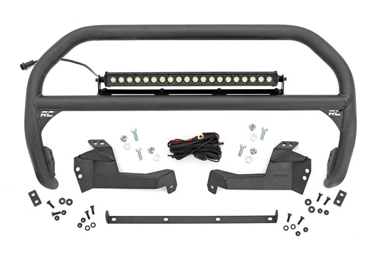 Nudge Bar | 20 Inch Black Single Row LED | Ford Bronco Sport 4WD (2021-2024) Rough Country