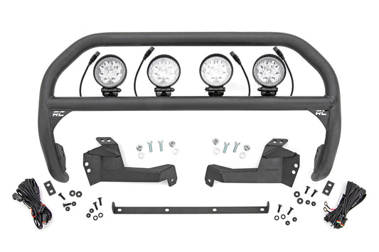 Nudge Bar | 4 Inch Round Led (x4) | Ford Bronco Sport 4WD (2021-2024) Rough Country