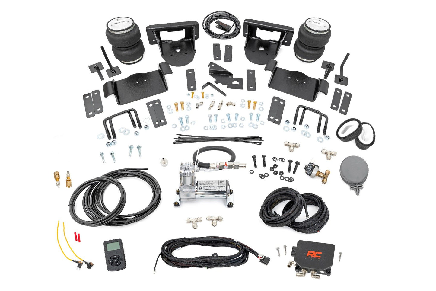 Air Spring Kit w/compressor | Wireless Controller | 0-6" Lifts | Ford F-150 (21-24) Rough Country