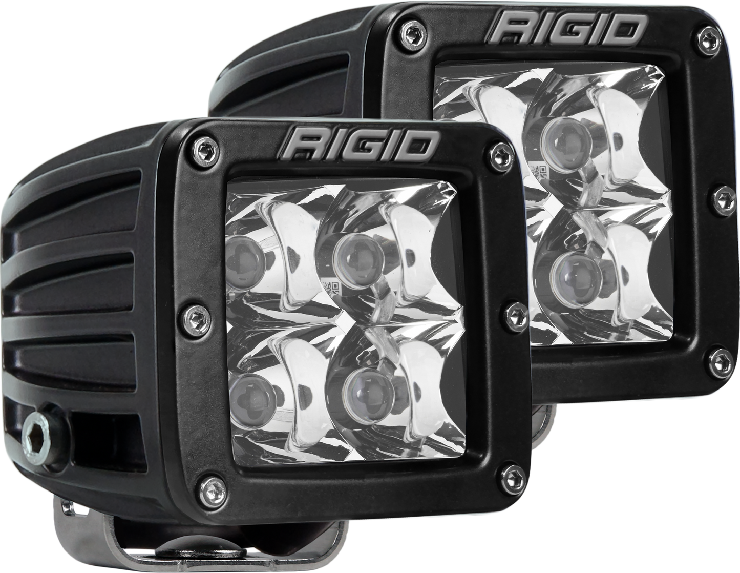 Spot Surface Mount Black Pair D-Series Pro Rigid Industries