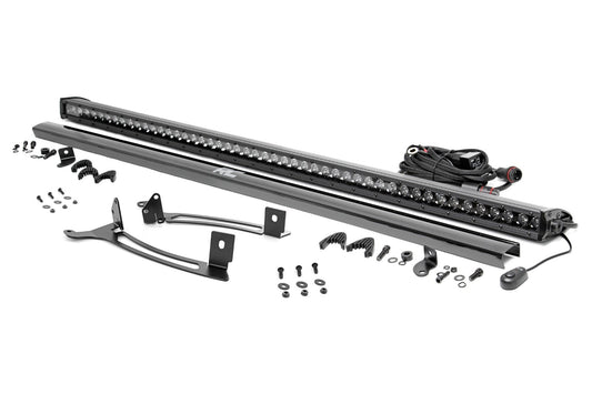50" Single Row Light Mount | Front | Black Series | Polaris XPEDITION ADV 5  Rough Country