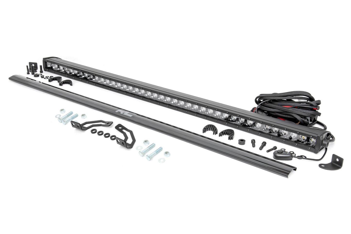 LED Light Kit | Rear Mount | 40" Black Single Row | Polaris RZR 1000XP4 (2024) Rough Country