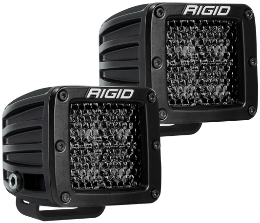 Spot Diffused Midnight Surface Mount Pair D-Series Pro Rigid Industries