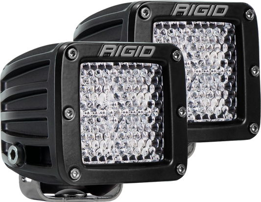 Diffused Surface Mount Black Pair D-Series Pro Rigid Industries