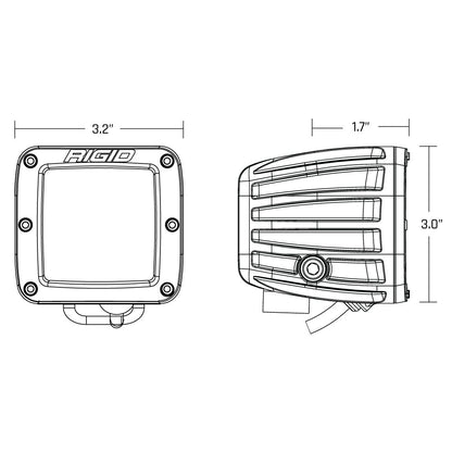 D-Series Spot with Amber PRO Lens Pair Rigid Industries-2