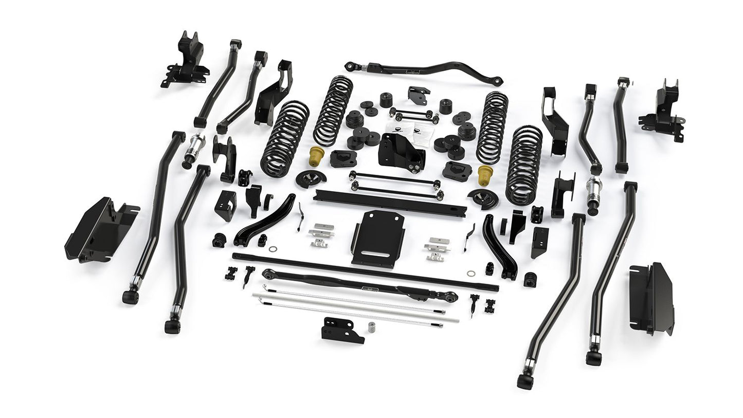 20-Up Jeep Gladiator 4.5 Inch Alpine RT4 Long Arm Extended-Travel Suspension System No Shocks TeraFlex