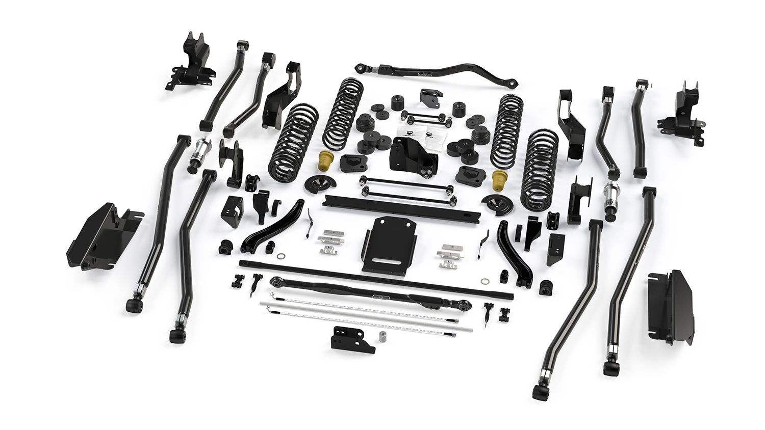 20-Up Jeep Gladiator 4.5 Inch Alpine RT4 Long Arm Extended-Travel Suspension System No Shocks TeraFlex