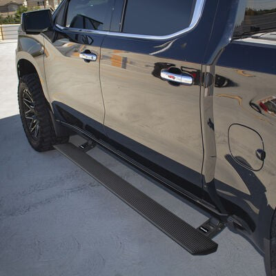 RealTruck VoltStep Electric Running Board Kit Textured Black 2019-2026 Silverado/Sierra 1500/2500 HD Go Rhino-9