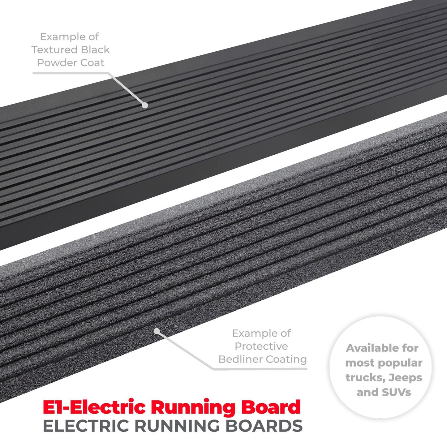 RealTruck VoltStep Electric Running Board Kit Textured Black 2015-2019 Silverado/Sierra 2500 HD Go Rhino-3