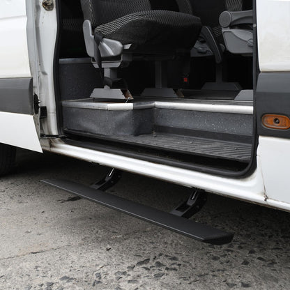 RealTruck VoltStep Electric Running Board Kit Textured Black 2013-2018 Mercedes-Benz Sprinter 2500/3500 Go Rhino-4