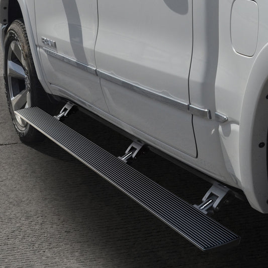 RealTruck VoltStep Electric Running Board Kit Protective Bedliner Coating 2019-2026 Ram 1500 Quad Cab Go Rhino-1