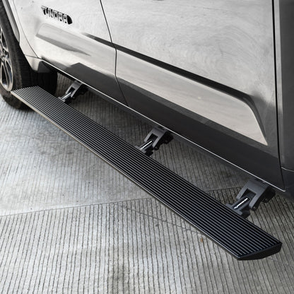 RealTruck VoltStep Electric Running Board Kit Textured Black 2022-2026 Toyota Tundra 4 Door Go Rhino-3
