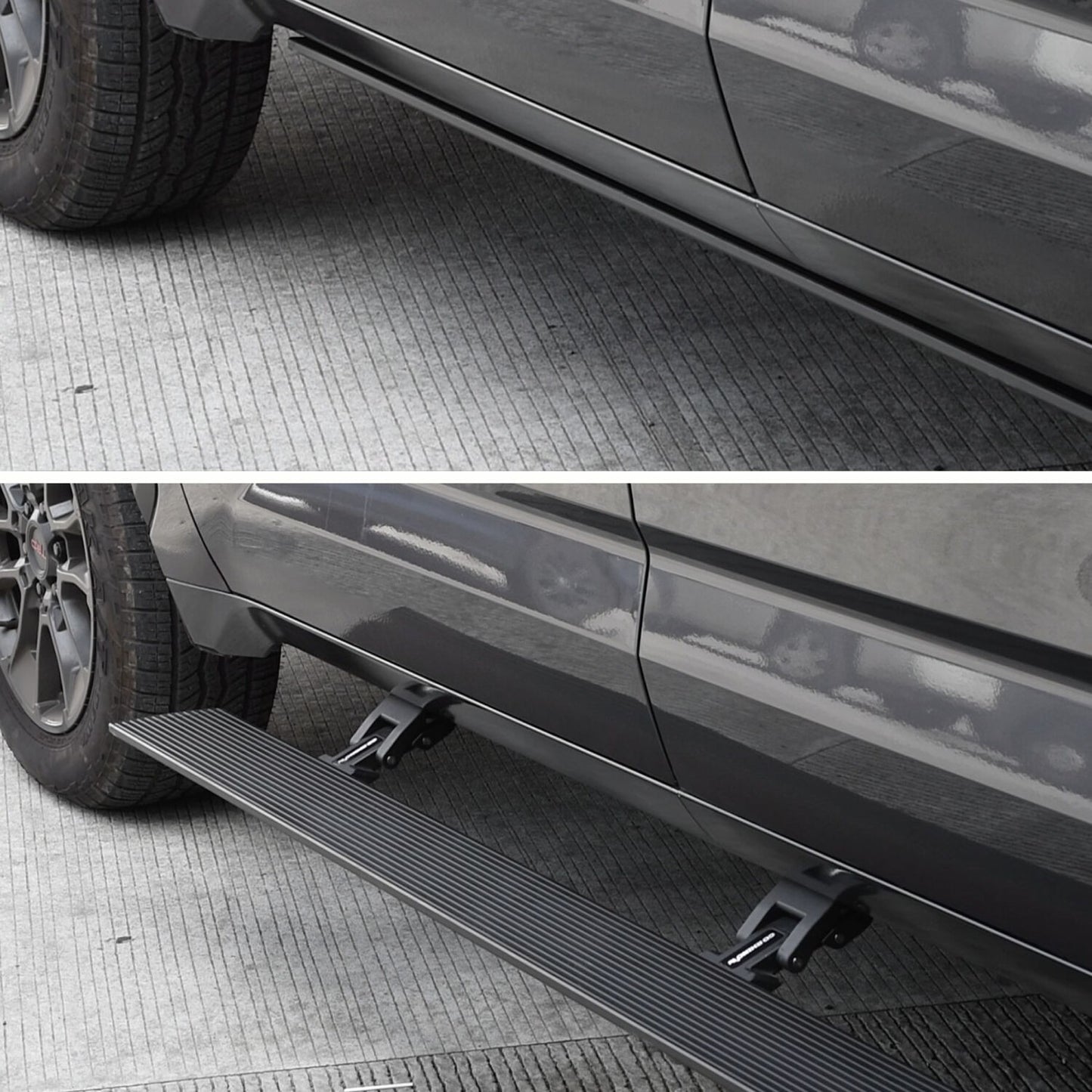 RealTruck VoltStep Electric Running Board Kit Textured Black 2022-2026 Toyota Tundra 4 Door Go Rhino-10