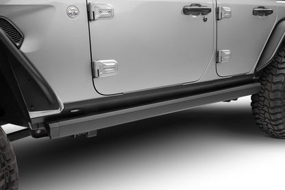 RealTruck VoltStep Electric Running Board Kit Textured Black 2018-2026 Jeep Wrangler Go Rhino-8