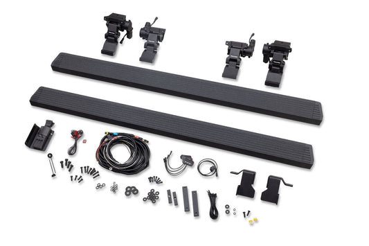 RealTruck VoltStep Electric Running Board Kit Protective Bedliner Coating 2018-2026 Jeep Wrangler Go Rhino
