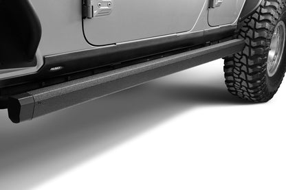 RealTruck VoltStep Electric Running Board Kit Protective Bedliner Coating 2018-2026 Jeep Wrangler Go Rhino-6