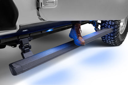 RealTruck VoltStep Electric Running Board Kit Protective Bedliner Coating 2018-2026 Jeep Wrangler Go Rhino-7