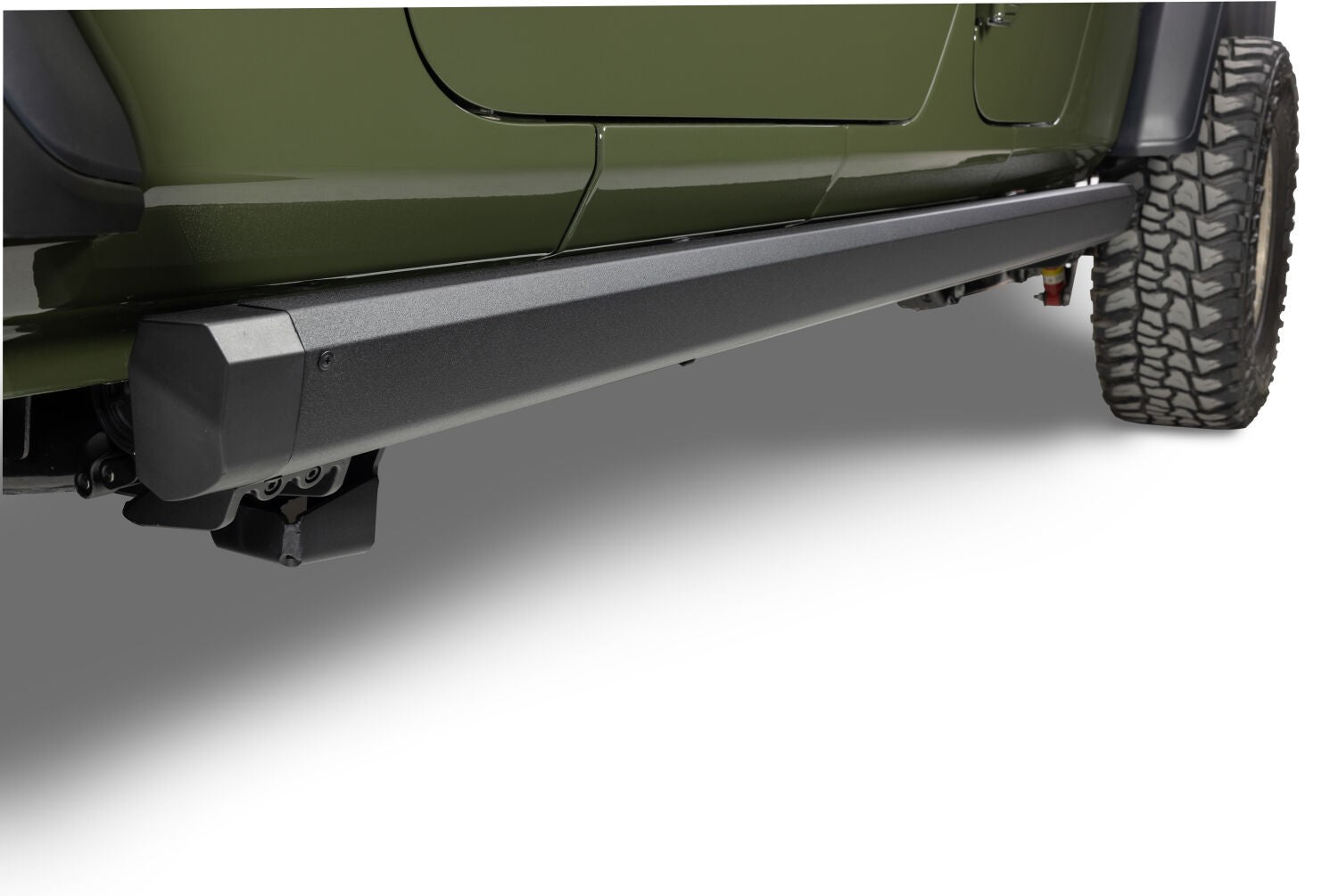 RealTruck VoltStep Electric Running Board Kit Textured Black 2020-2025 Jeep Gladiator Go Rhino-12