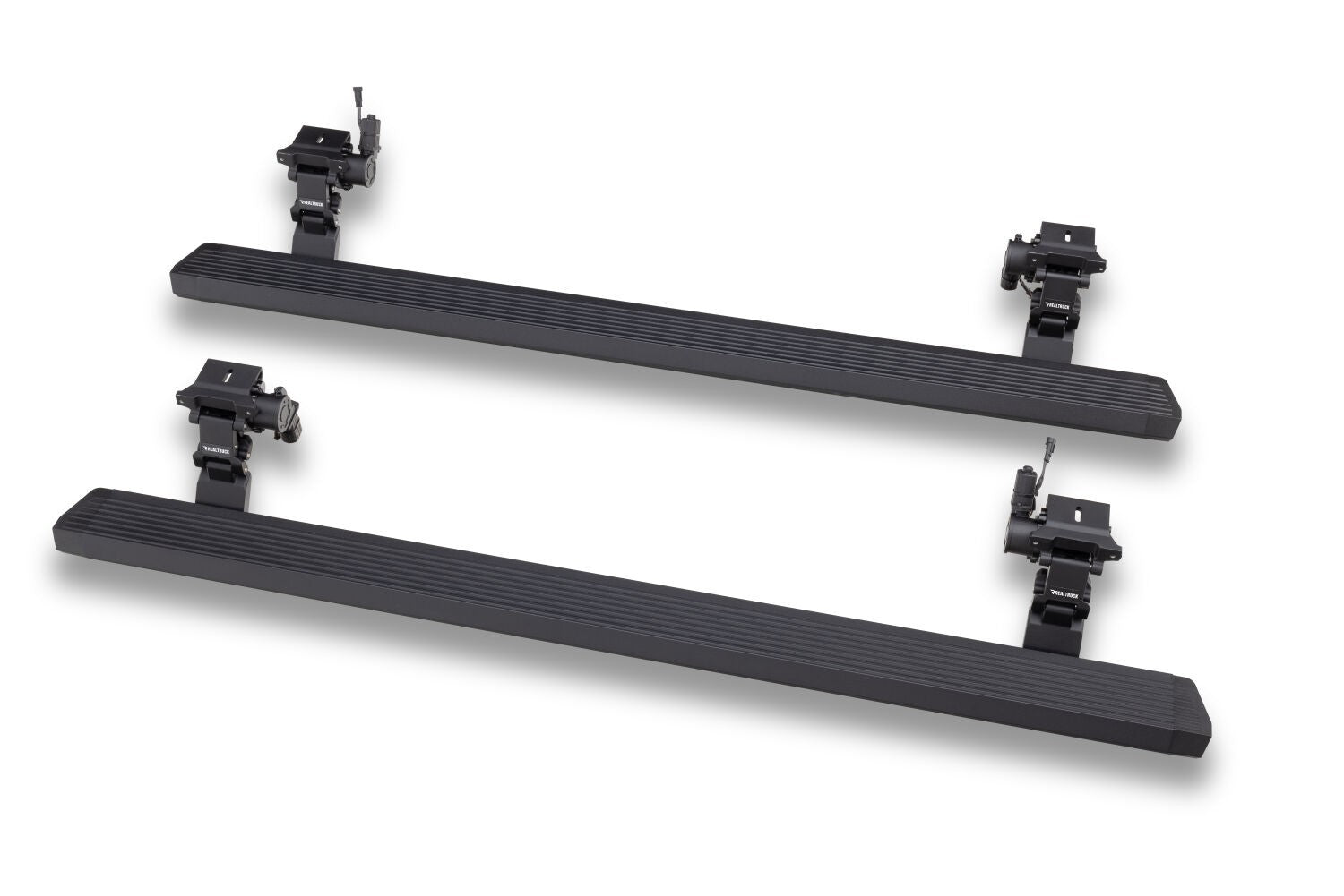 RealTruck VoltStep Electric Running Board Kit Textured Black 2020-2025 Jeep Gladiator Go Rhino-15