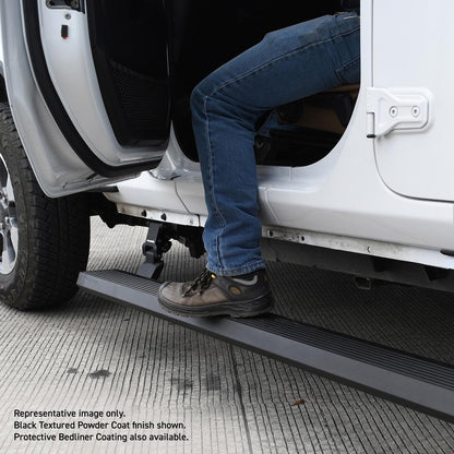 RealTruck VoltStep Electric Running Board Kit Protective Bedliner Coating 2021-2025 Jeep Gladiator Go Rhino-6
